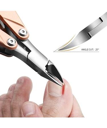 HCHGJKN Nail Clippers Fold Nail Art Cuticle Nipper Edge Cutter Manicure Scissor Plier Portable Tool Pedicure Toenail(Rose gift box) - Buy Online on GoSupps.com
