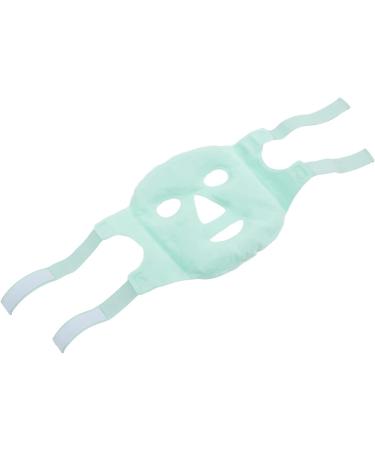 Heat Ice Face Cover | Flexible Cooling Gel Mask for Swelling Relief - Soft & Safe (Light Green) | International Shipping Available - Buy Online on GoSupps.com