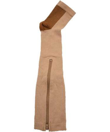 VENEKA Compression Stockings XXL - Open Toe Varicose Veins Socks with Zipper | 4 Pack Nylon Stretch - International Shipping Available - Buy Online on GoSupps.com