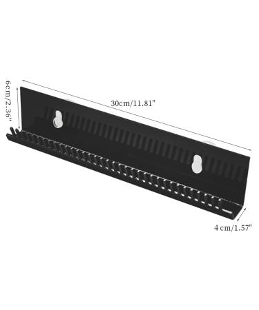 11.6 Inch Hair Extension Holder - Styling Tool for Weft, Clip-In, Tape-In Extensions (Natural Black) - Buy Online on GoSupps.com
