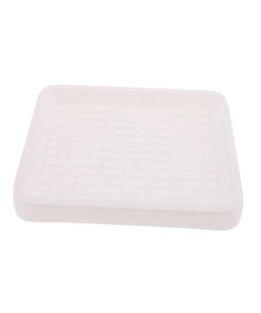 BESPORTBLE Box Hamster Toilet Pet Cage Large Corner Toilet Guinea Pigs Dog Toilet Indoor Cages Sieve Pp White 24.5X19.5X3CM White