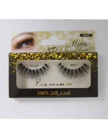Sudopo 4 Pairs of Miss 3D Volume Tapered False Eyelash Extension MS05