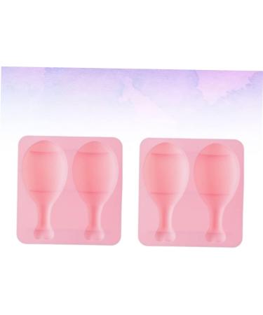 Abaodam 4 Pcs De para Gelatinas Fondant Molds Silicone Molds Silicone Cake Mold for Home Baking Mold Modeling Pinkx2pcs 15.8*14.9 CMx2pcs - Buy Online on GoSupps.com