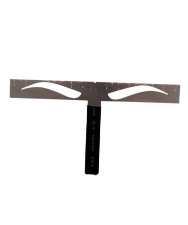 Beatifufu With box template brow stencils eyebrow stencil kit three-point eyebrow ruler