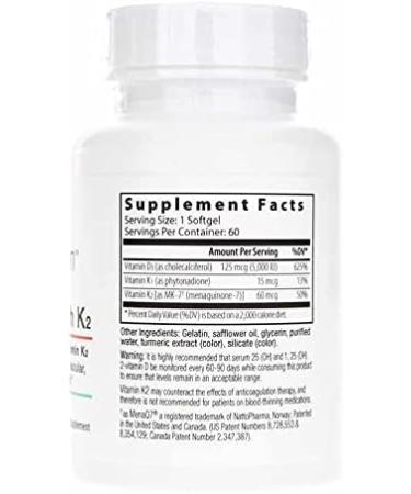 D3 5000 with K2 60 Softgels Nutri-Dyn | Powerful Vitamin D and K2 Supplement - Buy Online on GoSupps.com