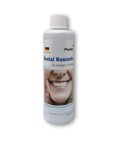 Dental concentrate ultrasound cleaner - removal of coverings and discoloration - for bits prostheses dentures & braces (250 ml)