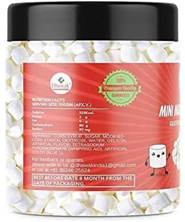 AOZA Dhawak Mini Marshmallows - Vanilla Mist Flavour - 150 GMS |Jar Pack| - Buy Online on GoSupps.com