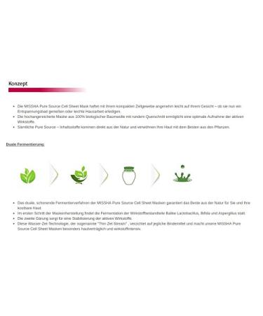 Buy MISSHA Pure Source Cell Sheet Mask (Rice) - Hydrating & Nourishing 21g - International Shipping Available - Buy Online on GoSupps.com