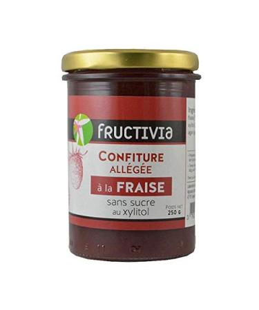 Fructivia Strawberry Xylitol Light Jam 1 Unit (Pack of 1)