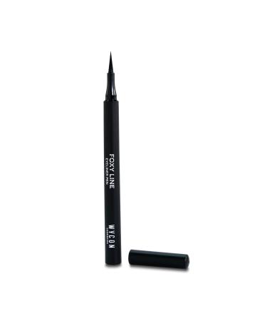 WYCON cosmetics WYCON cosmetics - FOXY LINE EYELINER PEN - Black eyeliner pen with extra black felt tip precise line