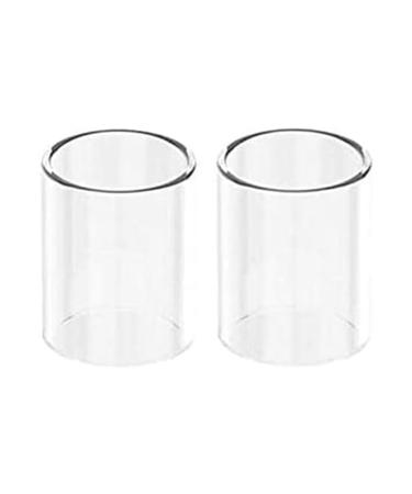 BMTICK 2PCS Pack Clear glass tank Normal tube compatible with SMOK TFV12 Baby Prince/Stick P25/Stick Prince/X -PRIV replacement glass tube capacity 5 ml - contains a preparation cleaning cloth