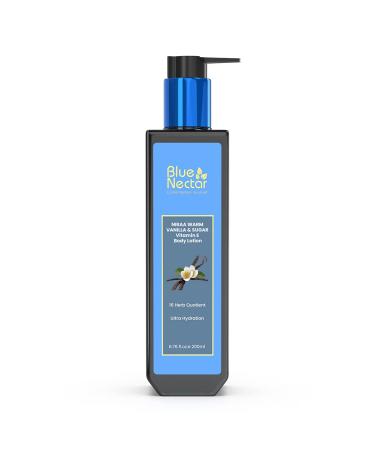 Blue Nectar Shea Butter Warm Vanilla and Sugar Body lotion Cream with Vitamin E for Ultra Hydration (12 Herbs  6.76 Fl oz)