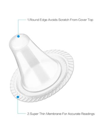 200 Counts Ear Thermometer Probe Covers Disposable Refill Caps Lens Filters Compatible for All Models Digital Thermometers - Buy Online on GoSupps.com