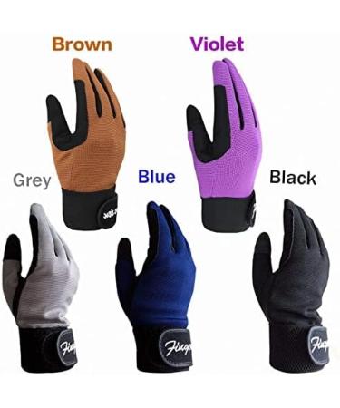 Finger Ten Kids Riding Gloves - Cycling Gloves for Children 5-13 Years - Boys & Girls Tab Bike Gloves in Fuchsia - Buy Online on GoSupps.com
