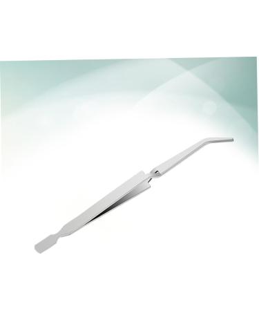 DOITOOL 1pc Tweezers Nail Pincher Nail Art Clip Crystal Stereotypes 17*0.9cm Silver - Buy Online on GoSupps.com