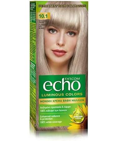 FARCOM Echo hair color with natural olive extract and vitamin C 60ml (10.1 extra light ash blonde) - Buy Online on GoSupps.com