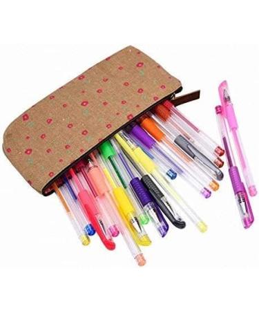 Countryside Flower Floral Makeup Bag Set - 4 Pcs Multi-functional Zipper Pencil Pen Cases and Coin Purse - Buy Online on GoSupps.com