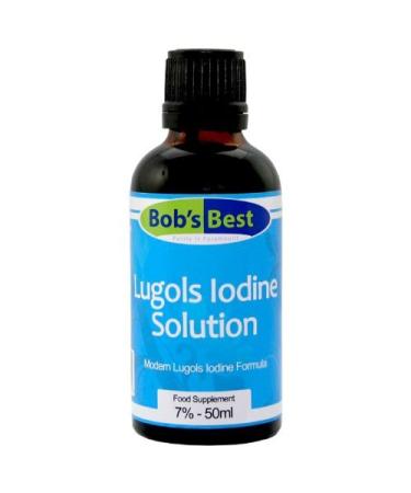 Lugols Iodine Solution - 7% - 50ml - Essential Earth Element & Antiseptic