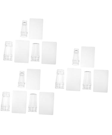 Beaupretty 3 Sets Nail Art Tools Manicure Tools Nail Art Salon Nail Art Design Manicure Salon Nail Salon Nail Stampers Silicone Stampers Flash Supplies Accessories Die Women's Seal Silica Gel