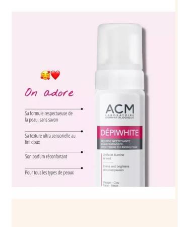 Acm Depiwhite Brightening Cleansing Foam 200ml - Buy Online on GoSupps.com