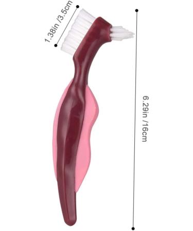 Gleavi 3ST Double-Headed False Toothbrush Tool | Dental Care & Prosthesis Cleaning Brush for Adhesive Dentures - Buy Online on GoSupps.com
