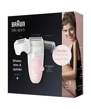 Buy Braun Silk- pil 5 Epilator for Women - Hair Removal Trimmer Massager Accessories Included - Model 5-620 Flamingo - Fast International Shipping - Buy Online on GoSupps.com