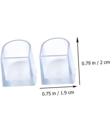 High Heel Protectors - 12 Pairs Clear Heel Covers & Sole Stoppers for Stiletto Shoes - Durable PVC Accessories for Women - Buy Online on GoSupps.com