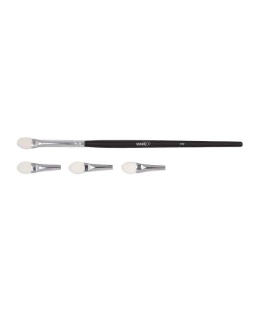 Eyeshadow applicator with three replacement tips applicator brush make-up brush