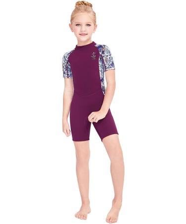 Wetsuit Kids Shorty Neoprene Thermal Diving Swimsuit 2.5MM for Girls Boys  Youth Teen Toddler Child