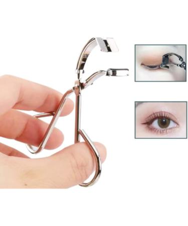 Professional Eyelash Curler with Refill Pads - Mini Stainless Steel Lash Curler for Dramatic Look | Fits All Eyelash Shapes - International Shipping - Buy Online on GoSupps.com