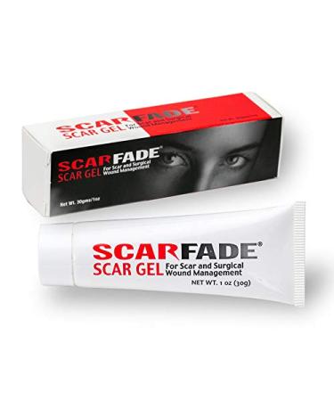 Scarfade silicone scar gel for scar removal, scar therapy - 30g Tube 1 Ounce (Pack of 1)