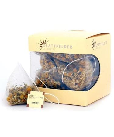 Glattfelder St. Moritz - Chamomile (herbal infusion) - 15 x 2 pyramid tea bags (total: 30 tea bags)