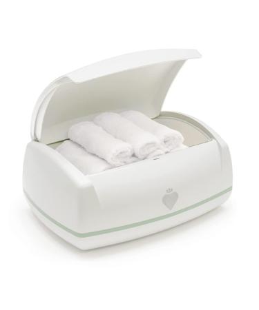 Prince Lionheart Warmies Wipes Warmer Designed for Reusable Cloth Wipes | Soft Glow Nighlight | Includes 1 everFRESH Pillow and 4 Warmies Cloth Wipes