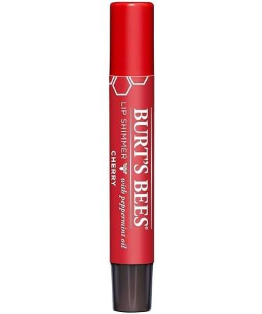 Burt's Bees 100% Natural Moisturising Lip Shimmer Cherry - 1 Tube 1 Count (Pack of 1) Cherry 1 count (Pack of 1) - Buy Online on GoSupps.com