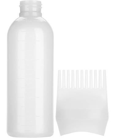 SIXRUN Hair Dyeing Bottle Brush Shampoo Comb Applicator Tool for Professional Home Purple Pink White Plastic 160ml (White) - Buy Online on GoSupps.com