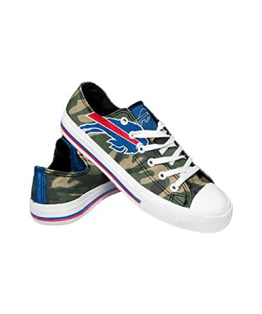 FOCO womens Nfl Camo Low Top Canvas Sneakers Shoes 9 Camo