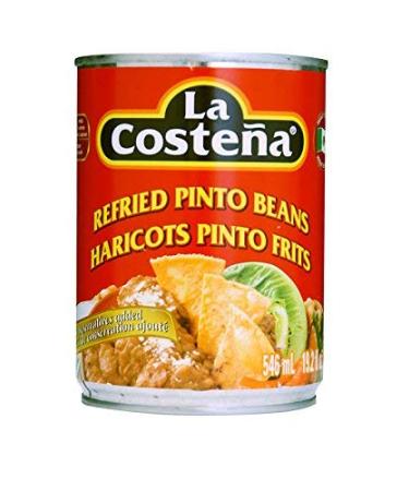 La Costena Refried Pinto Beans 546 Millilitre (Pack of 12)