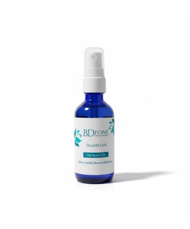 B. Divine Aromatherapy Island Life Monoi Dry Body Oil Tropical Fragrance Moisturizing Body Oil