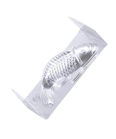 Hemoton Decoration Cooking Molds 3D Fish- Shaped Kitchen Baking Mould DIY Cake for Pie Pasta Rice Mooncake Party Metal