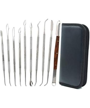 10-Piece Dental Tool Set for Wax Carving Ceramics and Sculpting Perfect for Dental Professionals and Artists - Buy Online on GoSupps.com