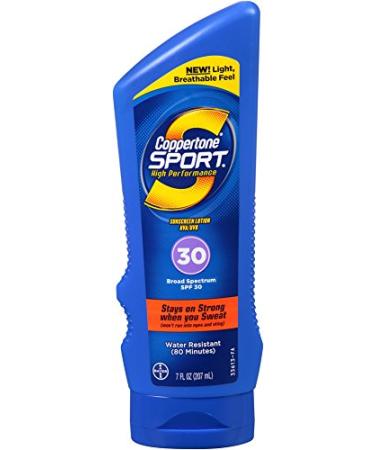 Coppertone Sport Sunscreen SPF 30 Lotion - 7 Fl Oz | Fast International Shipping - Buy Online on GoSupps.com