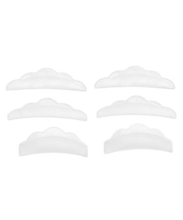 FRCOLOR 3 Pairs Eyelash Perming Curler Eyelash Tool Makeup Kits Eyelash Curler Mold Makeup Lash Lifting Pads Grafting Eyelash Silicone Pad Silicone Kit Fake Eyelash Pads Extend Sun Flower