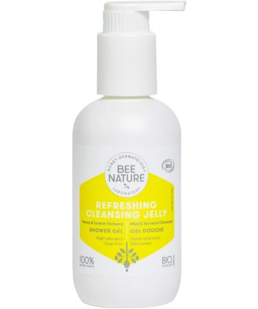 Bee Nature - Organic Refreshing Shower Gel - Body Wash - Gentle Cleansing & Moisturize - Honey and Lemon Verbena Scent - 100% Natural - 200ml shower gel lemon refreshing - Buy Online on GoSupps.com