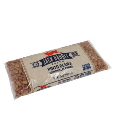 Jack Rabbit Pinto Beans 16 oz - Pack of 2 | Premium Quality Beans - Buy Online on GoSupps.com