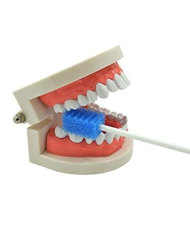 MUNKCARE Oral Care Swabs Disposable - Blue 100ct - Buy Online on GoSupps.com