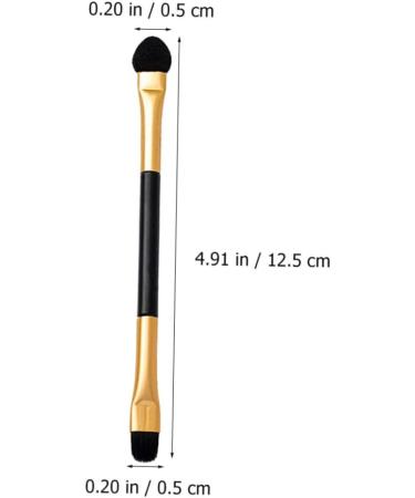 Didiseaon 60 Pcs Double Ended Eyeshadow Brush Precision Eye Shadow Brush Makeup Eyeshadow Brush Eye Shadow Brush for Makeup Eye Makeup Tool Eye Makeup Brush Small Eyeshadow Brush Eye Brush 12.50X0.50X0.50CMx3pcs Goldenx3pcs - Buy Online on GoSupps.com