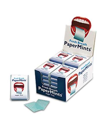 PaperMints Fresh Breath Strips one Box of 24 Pocket-Packs (24 Strips per Pocket-Pack)