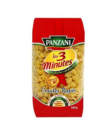 G n rique Panzani Striped Elbow Pasta 500 g Quick Cooking in 3 Minutes Enjoy Al Dente Pasta in No Time Pack of 4 Sold as a Set
