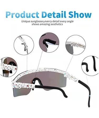 Shine Hall Polarizing Sports Sunglasses for Cycling & Fishing - UV400 Protection - Unisex Styles - Buy Online on GoSupps.com