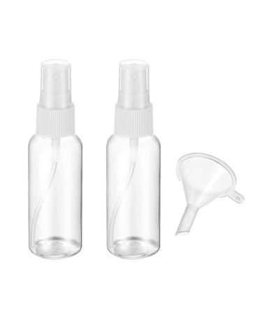 Symbah Mini Spray Bottle 30ml ( 5 PCS ) Portable Refillable Plastic Fine Mist Perfume Transparent Empty Cosmetic Spray Bottles Transparent Travel Small Bottles